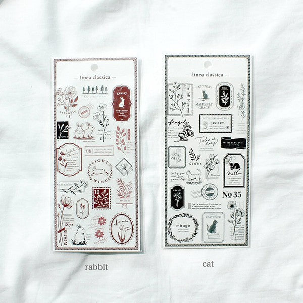 Mind Wave Linea Classica Sticker: Cat