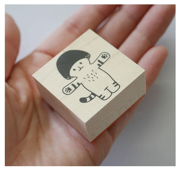 4legs Mushroom Cat Stamp: Boku Mushroom Kitten