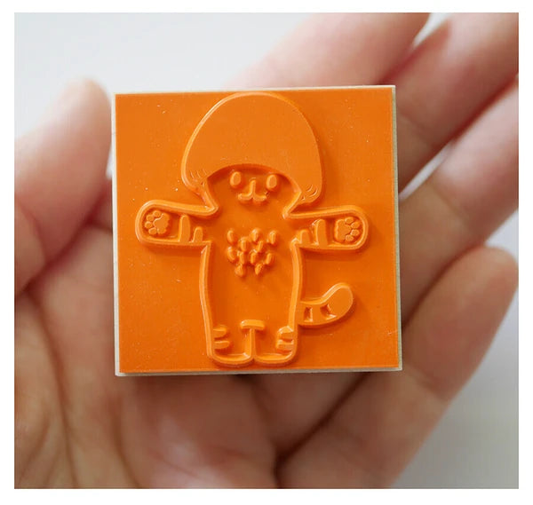 4legs Mushroom Cat Stamp: Boku Mushroom Kitten