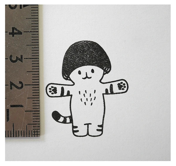 4legs Mushroom Cat Stamp: Boku Mushroom Kitten