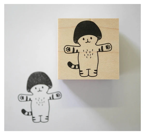 4legs Mushroom Cat Stamp: Boku Mushroom Kitten
