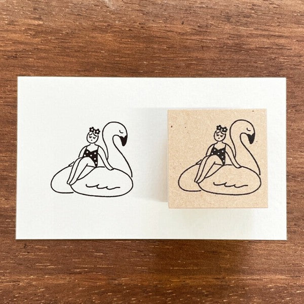 Stamp Marche: Marle Floating Swan