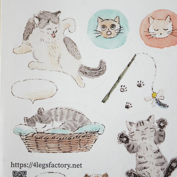 4legs Seal Sticker: Cat