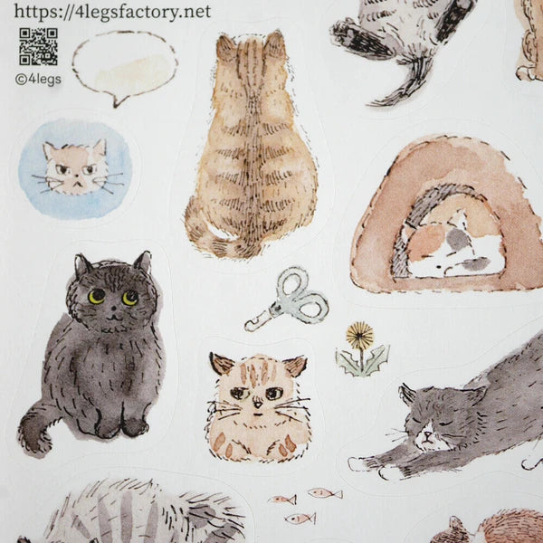 4legs Seal Sticker: Cat