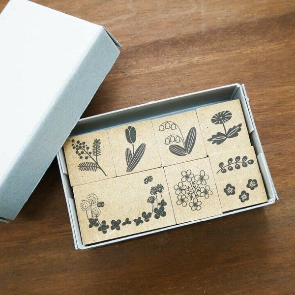 Stamp Marche x Emi Nakano Stamp Box: Spring Flowers and Plants