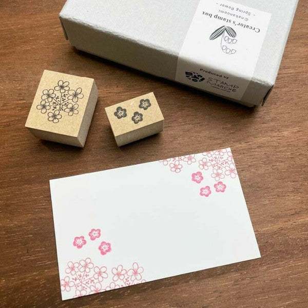 Stamp Marche x Emi Nakano Stamp Box: Spring Flowers and Plants