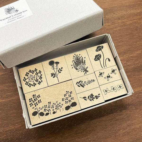 Stamp Marche x Emi Nakano Stamp Box: Summer Flower