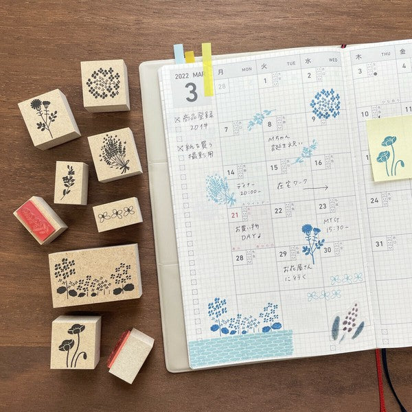 Stamp Marche x Emi Nakano Stamp Box: Summer Flower