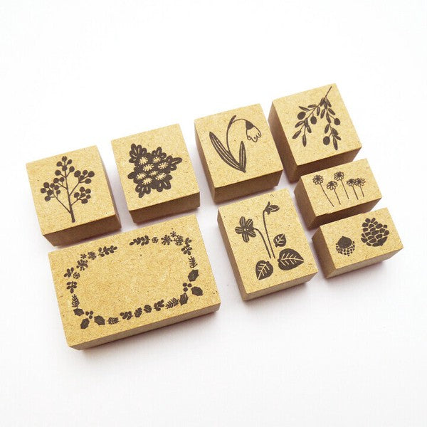 Stamp Marche x Emi Nakano Stamp Box: Winter Flowers and Flowers