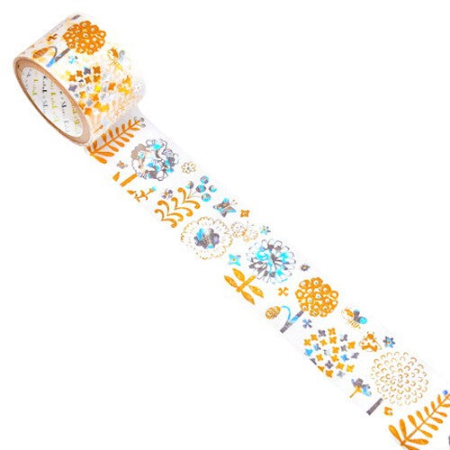 Shinzi Katoh Washi Tape: Flower (27 mm)