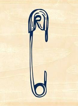 Beverly Masute no Aibo Stamp: Safety Pins