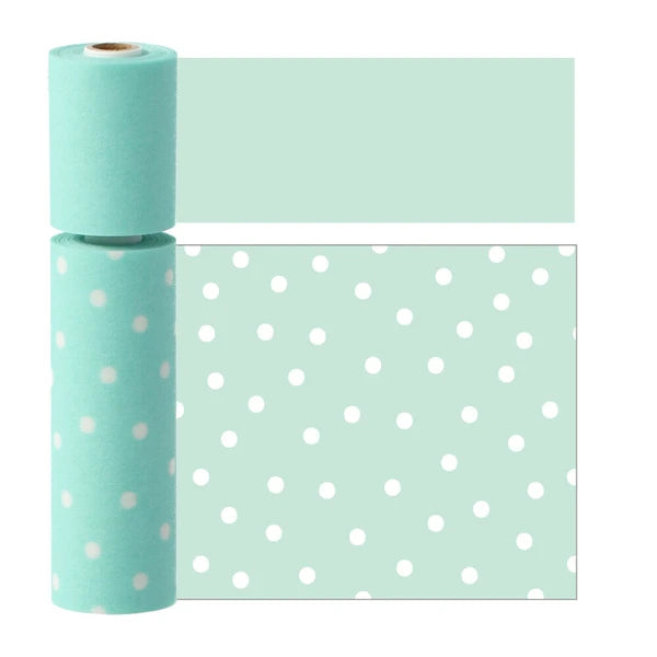 masté Perforated Washi Tape (2 piece): Mint Dot
