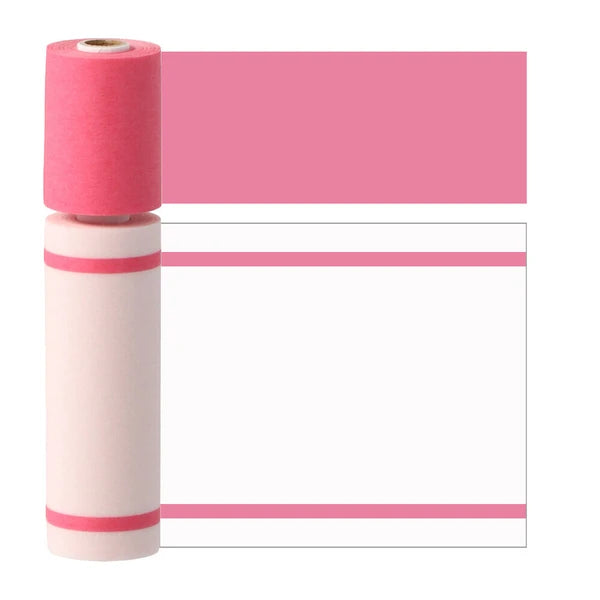 masté Perforated Washi Tape (2 piece): Pink Line