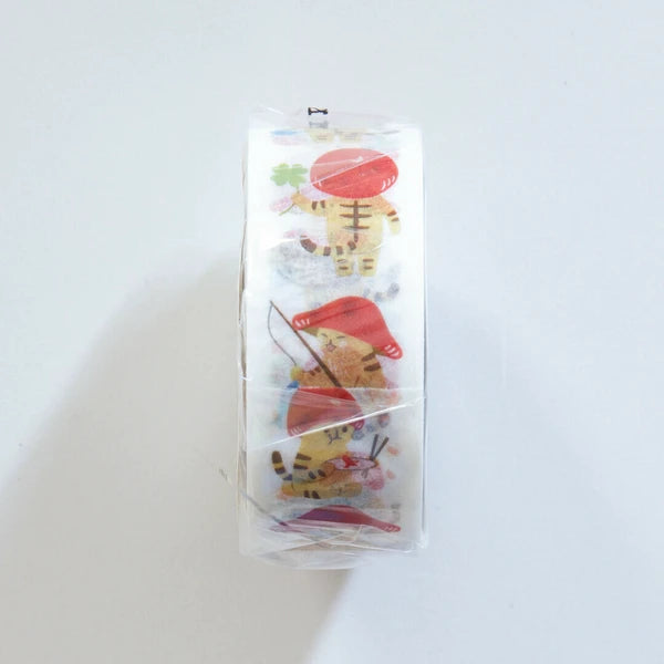 4legs Mushroom cat Washi Tape: Mushroom Cat