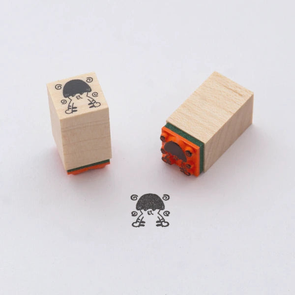 4legs Mushroom Cat Mini Stamp: Good Mood
