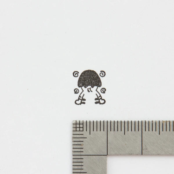 4legs Mushroom Cat Mini Stamp: Good Mood
