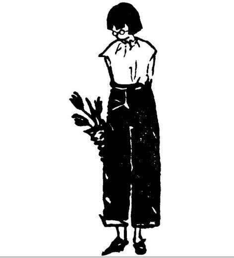 TONIKAKU HOKKAIDO x MA7 Stamp: Tulip basket Fumiko