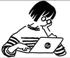 TONIKAKU HOKKAIDO x MA7 Stamp: Laptop Fumiko