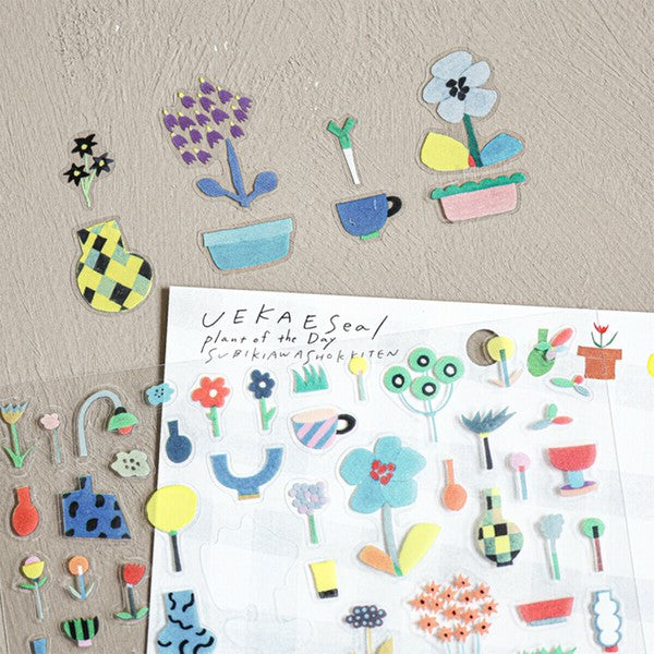 Cozyca x Subikiawa Shokkiten UEKAE Sticker: Plant of the Day