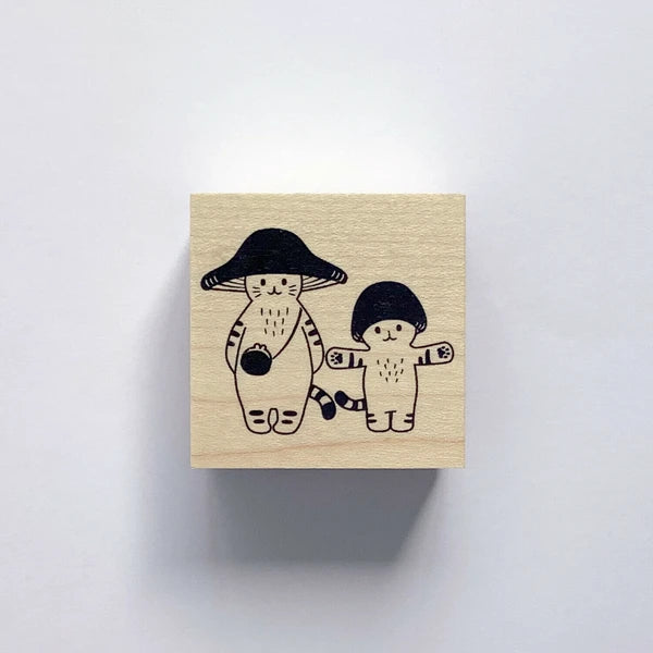 4legs Mushroom Cat Stamp: We Are Best Friends!