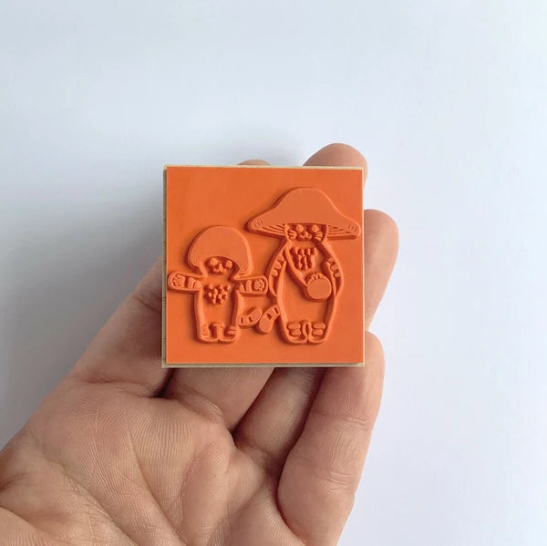 4legs Mushroom Cat Stamp: We Are Best Friends!