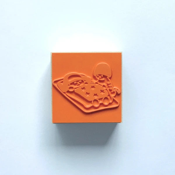 4legs Mushroom Cat Stamp: Caught Cold