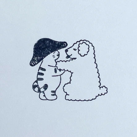 4legs Mushroom Cat Stamp: Dog
