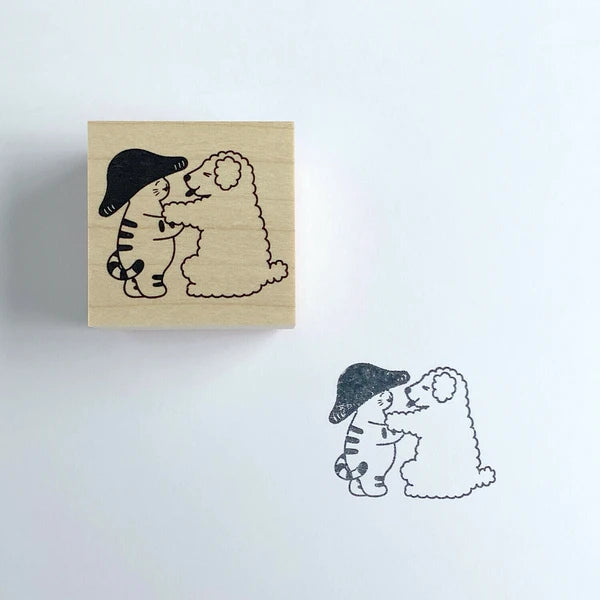 4legs Mushroom Cat Stamp: Dog