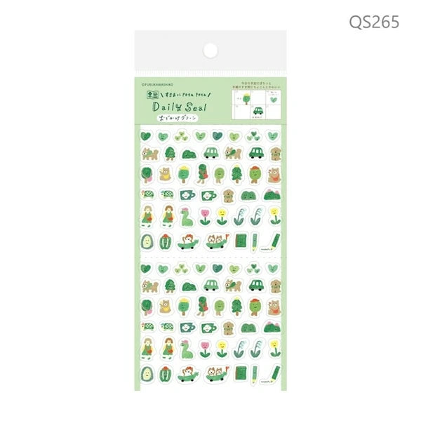 Furukawa Shiko Watashi-biyori Sticker: Green