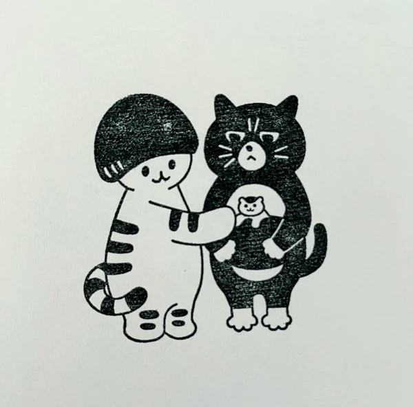 4legs Mushroom Cat Stamp: Cat Friend