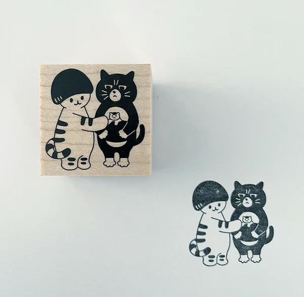 4legs Mushroom Cat Stamp: Cat Friend