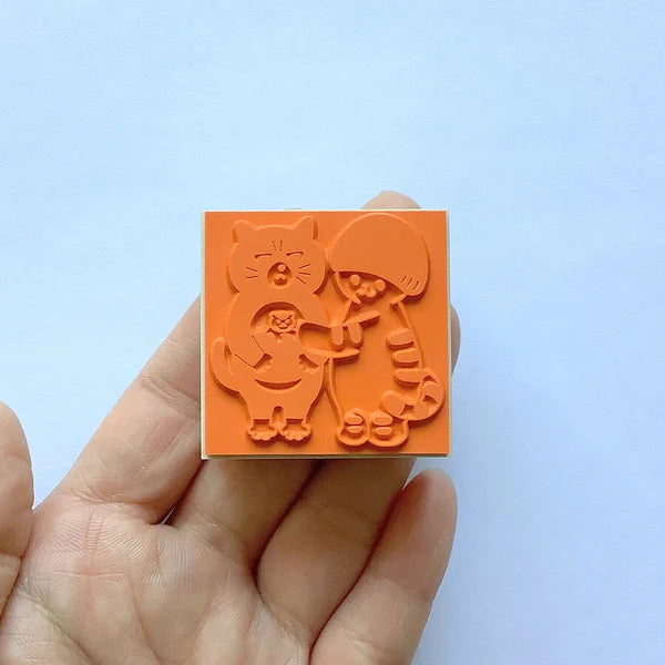 4legs Mushroom Cat Stamp: Cat Friend