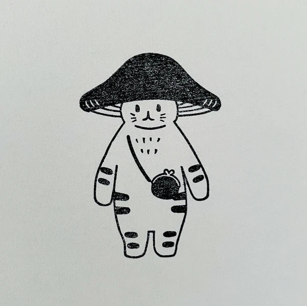 4legs Mushroom Cat Stamp: Boku Mushroom Cat