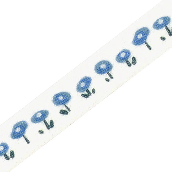 BGM Life Wash Tape: Small Blue Flowers