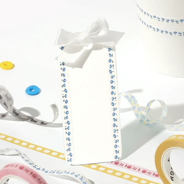 BGM Life Wash Tape: Small Blue Flowers