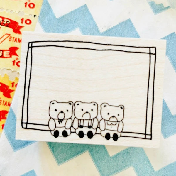 TONIKAKU HOKKAIDO x Ikhanko Stamp: Positive Bears