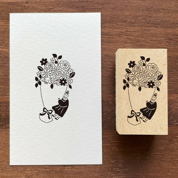Stamp Marche: Marle and Flower Bouquet