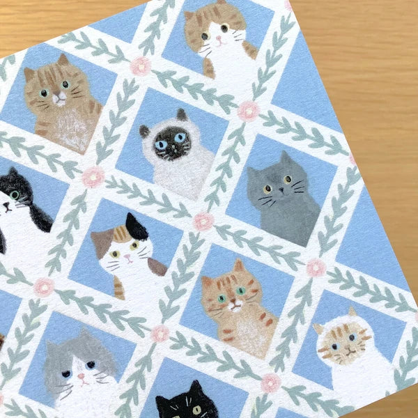 4legs Postcard: Cat Face