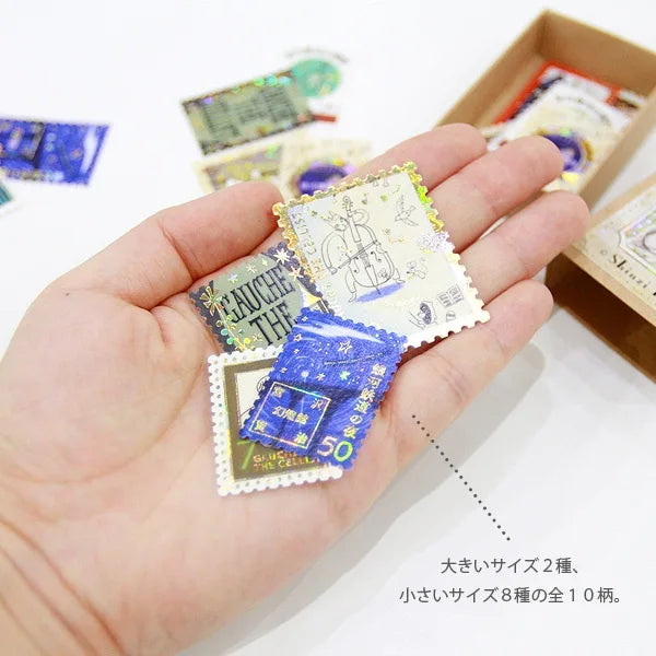 Shinzi Katoh Kirapika Flake Seal: Gauche the Cellist/Night on the Galactic Railroad