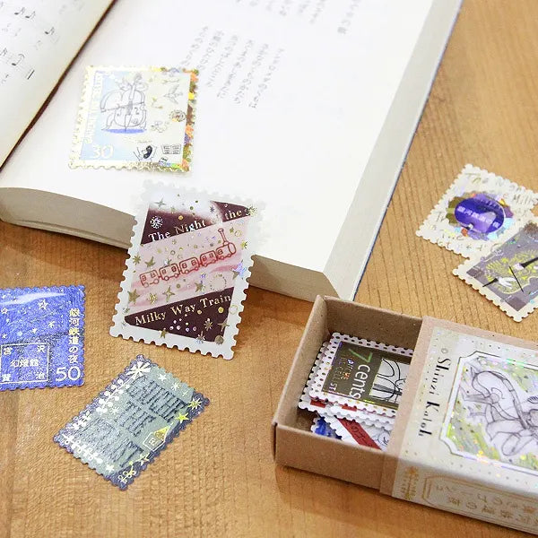 Shinzi Katoh Kirapika Flake Seal: Gauche the Cellist/Night on the Galactic Railroad