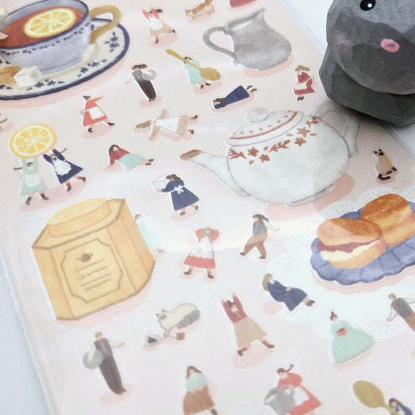 Mind Wave Secret Friends Sticker: Tea Time