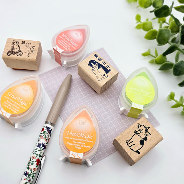 Tsukineko Versa Magic Drop Ink Pad 4-color set: Fruit Cocktail