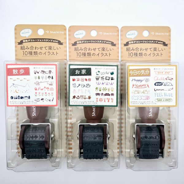 Shachihata Rotating Decoration Stamp mini