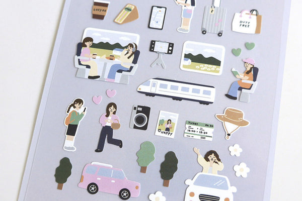Suatelier Design x Daily Deco Sticker: Vlog Trip