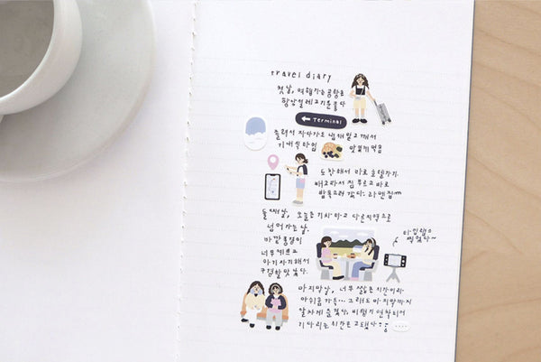 Suatelier Design x Daily Deco Sticker: Vlog Trip