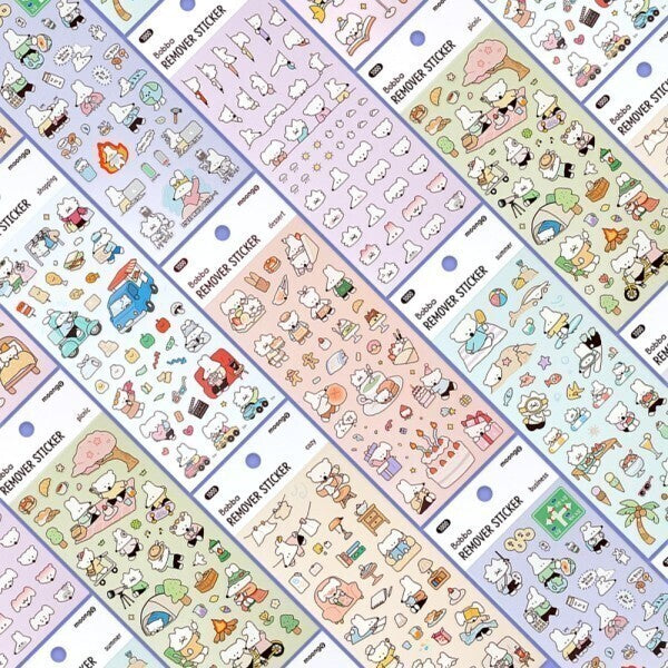 Moong9 x Boba Remover Stickers: Dream