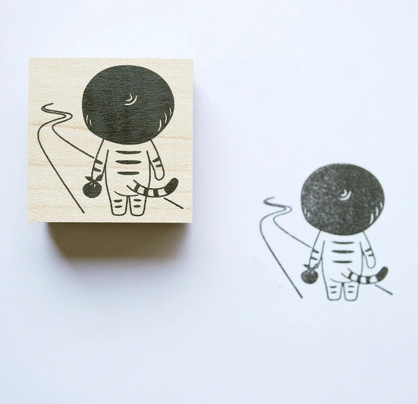 4leg Mushroom Cat Stamp: Start Walking Again