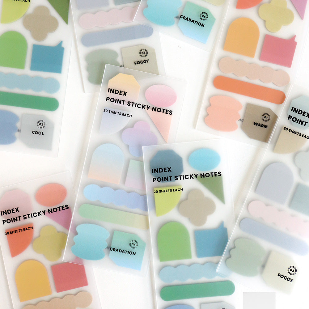 Iconic Index point Sticky Notes: Cool – PenCakeDesign