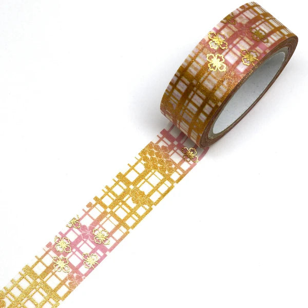 Kamiiso Sansyo Kimono Washi Tape: Hanakoshi