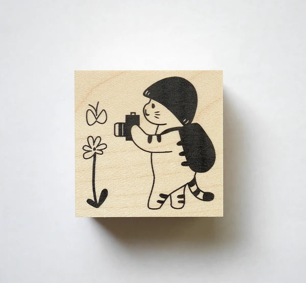 4legs Mushroom Cat Stamp: Let's Leave Your Memories Behind